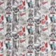 Tissu Licence Justice League Fond Blanc Blanc