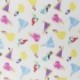 Tissu Licence Princesse Fond Blanc 