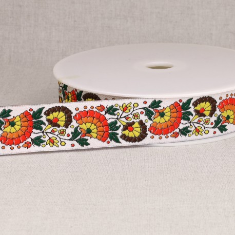 Galon jacquard éventails