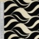 Tissu Viscose Imprime Noir Vague