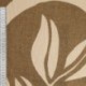 Tissu Viscose Polyester Imprimé Arabesque Ecru
