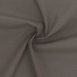 Tissu Voile de Coton Elsa Gris Foncé 