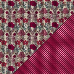 Tissu Matelassé Madison Rouge