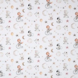 Tissu Impression Digitale Sleepy Naturel