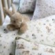 Tissu Impression Digitale Sleepy Naturel