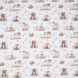 Tissu Impression Digitale Roury Naturel