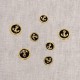 Bouton noir ancre