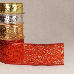 Ruban laitonné paillettes