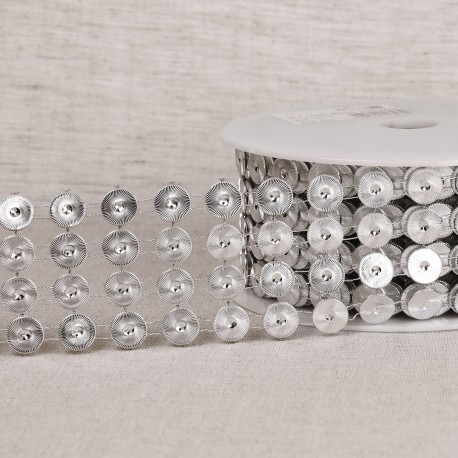 Galon paillettes 4 rangs