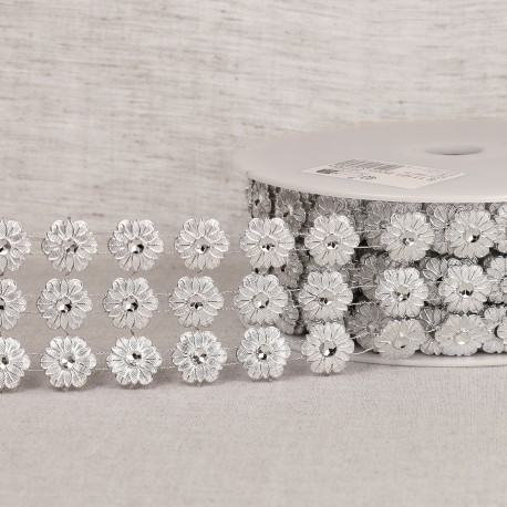 Galon paillettes 3 rangs
