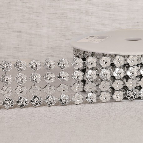 Galon paillettes 4 rangs