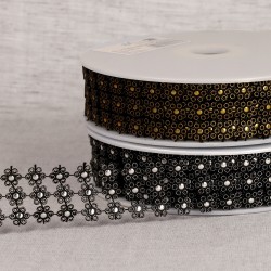 Galon paillettes 3 rangs