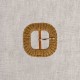 Boucle ceinture 5cm Beige pierre