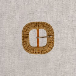 Boucle ceinture 5cm Beige pierre