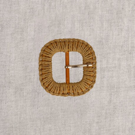 Boucle ceinture 5cm Beige pierre