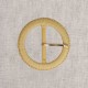 Boucle ceinture 5cm Beige pierre