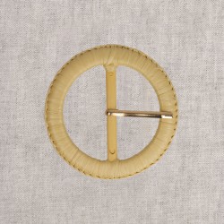 Boucle ceinture 5cm Beige pierre