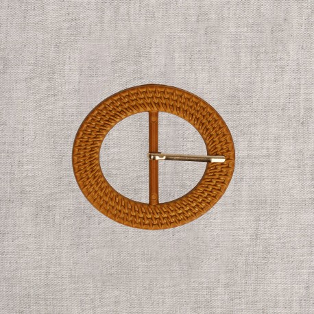 Boucle ceinture 5cm Camel