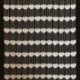 Modulable Macramé Largeur 45cm Coeur Ecru