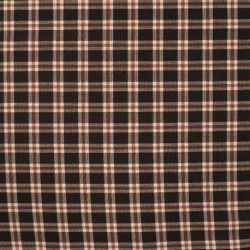 Tissu Polyviscose Reversible Imprimé Camel noir 