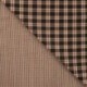 Tissu Polyviscose Reversible Imprimé Camel noir 