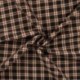 Tissu Polyviscose Reversible Imprimé Camel noir 