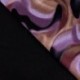 Tissu Polyviscose Imprimé Camouflage Lilas 