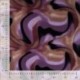 Tissu Polyviscose Imprimé Camouflage Lilas 