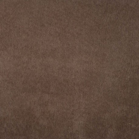 Tissu Veloutine Uni Camel taupe 
