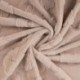 Tissu Fausse Fourrure Imprimé Fleur Sable 
