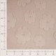 Tissu Fausse Fourrure Imprimé Fleur Sable 