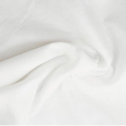 Molleton Dense Special Manique Blanc