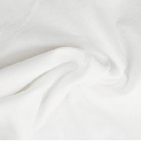 Molleton Dense Special Manique Blanc