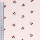 Tissu Jersey Côtelé Imprimé Cerise