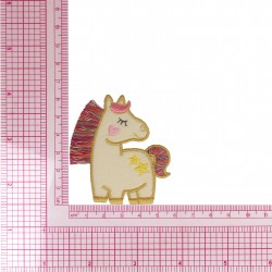M ecusson avec franges - Licorne
