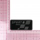 M ecusson sport racing - Noir