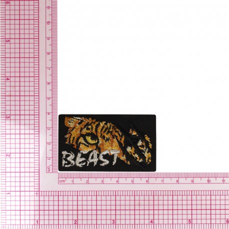 M ecusson regard danimaux - Beast