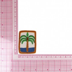 S ecusson tableau - Palmier