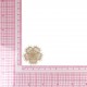 S ecusson fleur dentelle - Lin