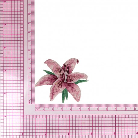 M ecusson belles fleurs - Fleur de lys