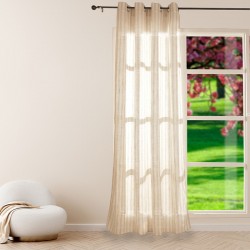Rideau cabrera 140x240 Beige pierre - 