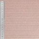 Tissu Chemise Coton lin Fine Rayure Rouille