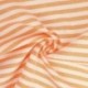 Tissu Chemise Coton lin Grande Rayure Orange