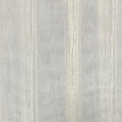 Tissu Etamine Jacquard Chenillé Faro Blanc