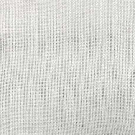 Tissu Etamine Unie Piri Blanc