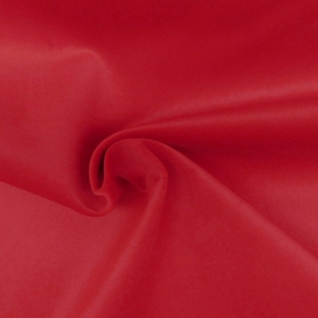 Tissu Velours Polaire Moska Rouge 410g/m² 