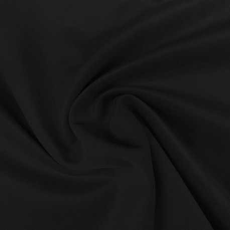 Tissu Velours Polaire Moska Noir 410g/m² 