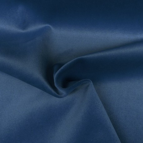 Tissu Velours Polaire Moska Bleu Francais 410g/m² 