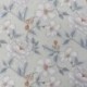 Tissu Moet Imprimé Grosses Fleurs Fond Lin 