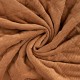 Tissu Velours Côtelé Matelassé Fausse Fourrure Camel